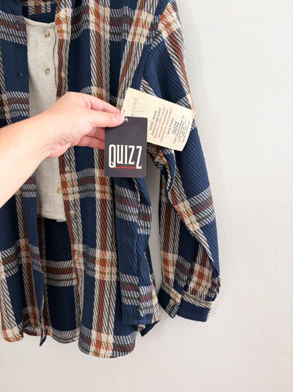 NWT Deadstock Vintage Plaid Flannel (XL)