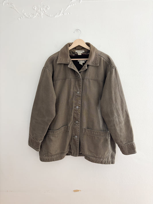 Vintage Sherpa Lined Jacket (XL)