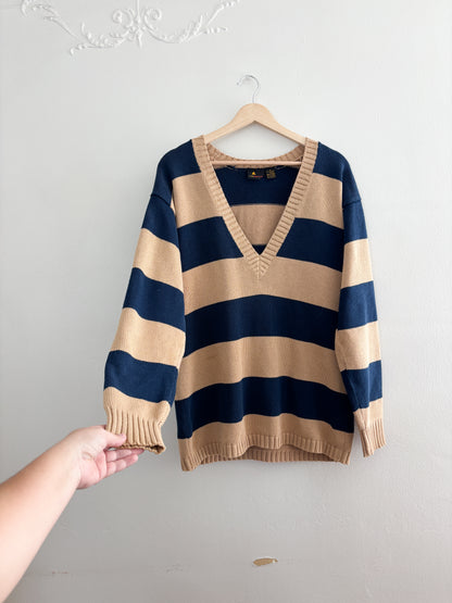 Vintage Liz Claiborne Striped Sweater (M)
