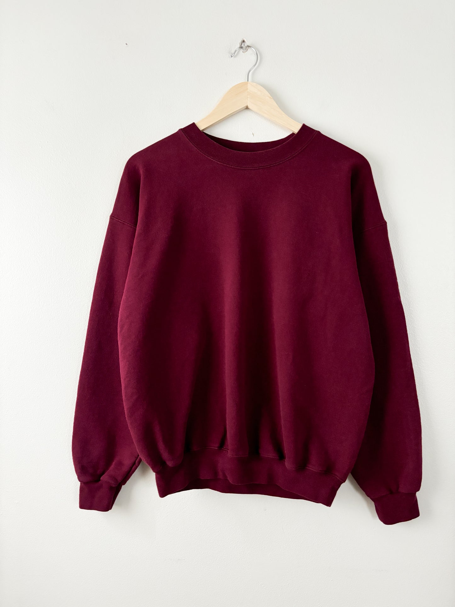 Vintage Hanes Maroon Crew