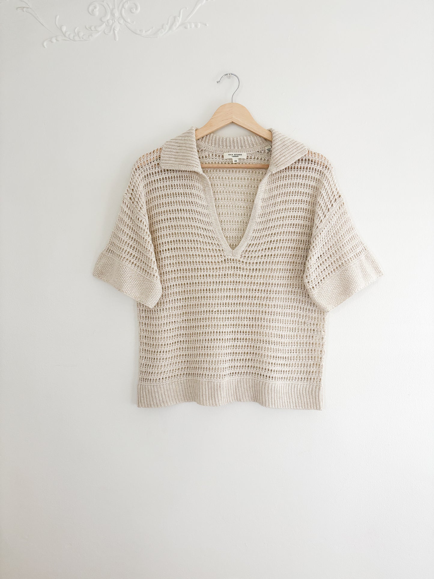 Max Studio Crochet Top