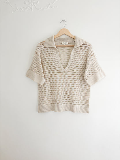 Max Studio Crochet Top