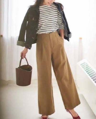 Uniqlo High Rise Wide Leg Pants (30/31”)