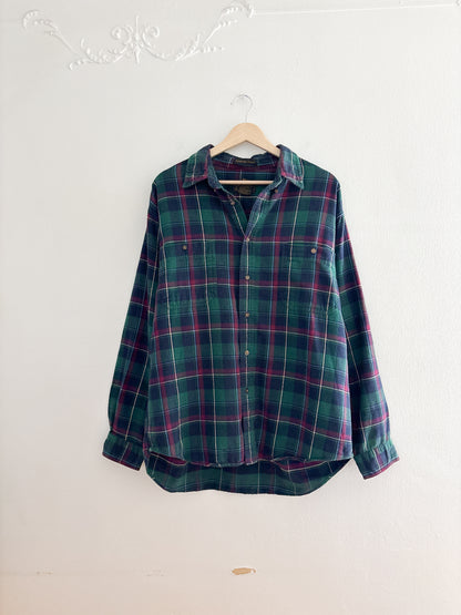 Vintage Eddie Bauer Plaid Flannel (XL)
