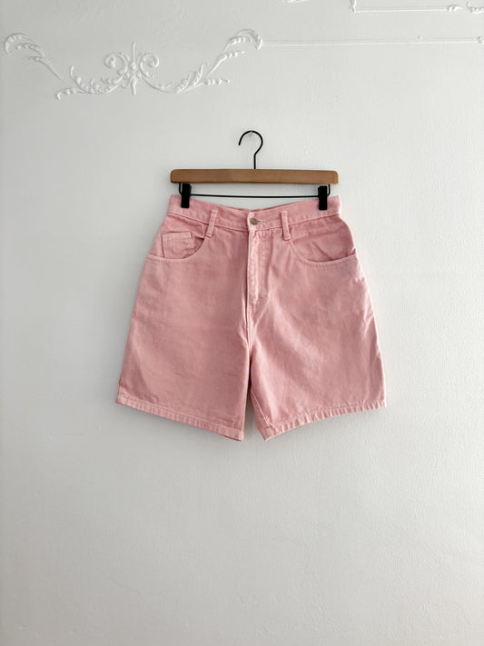 Vintage Pink Denim Shorts (27”)