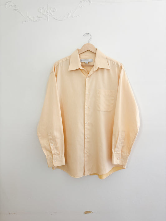 Vintage Yellow Button Down
