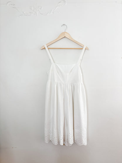 NWT Maeve (Anthropologie) White Eyelet Romper (M)