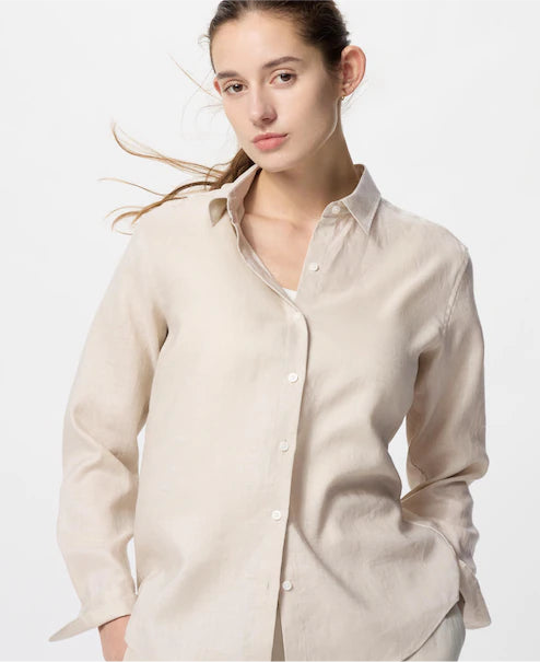 Uniqlo Linen button up (M)