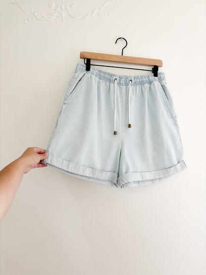 Vintage Denim Easy Shorts
