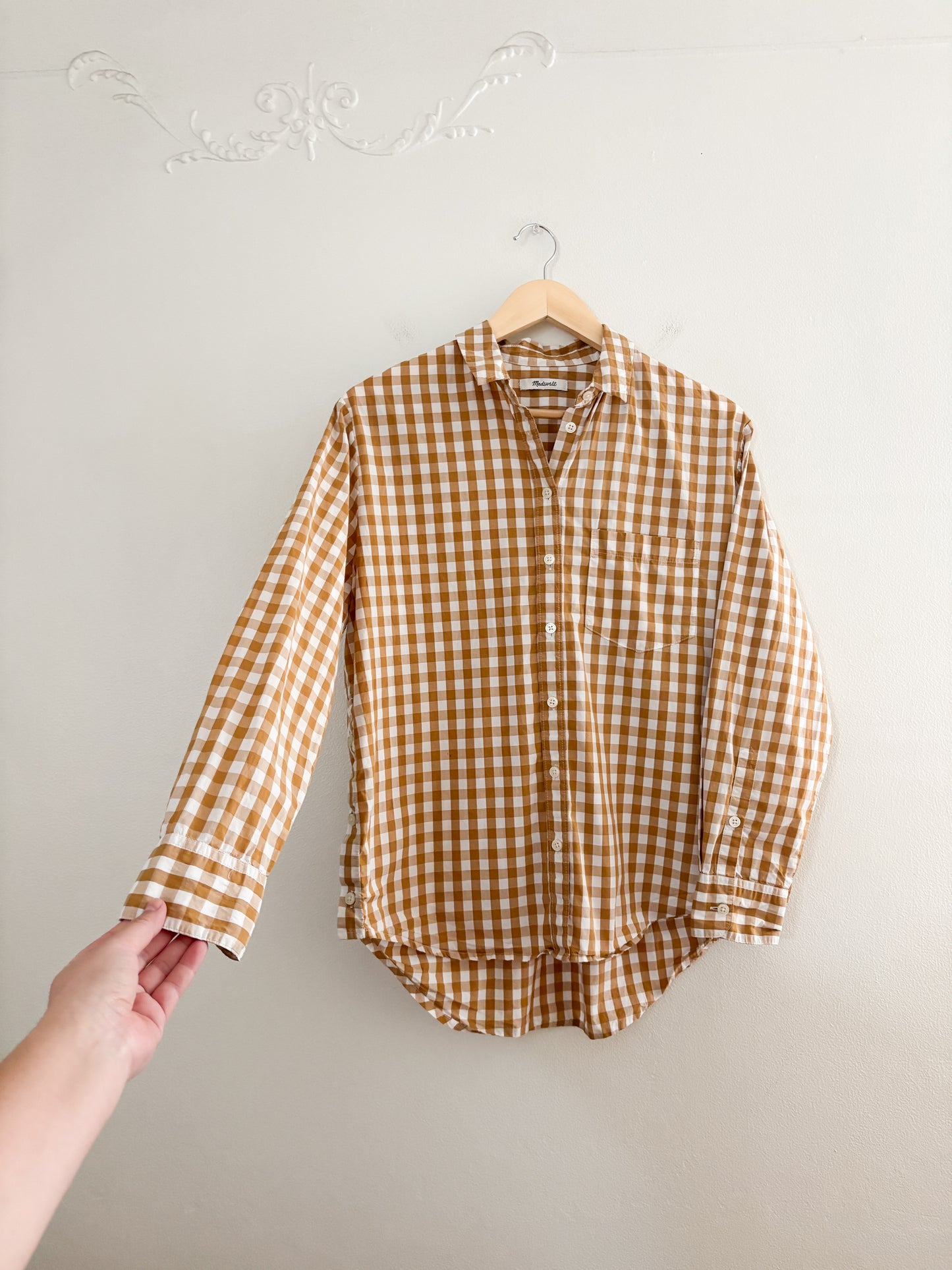 Madewell Gingham Button Up (XS/S)