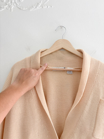 Liz Claiborne Butter Yellow Cardigan (S)