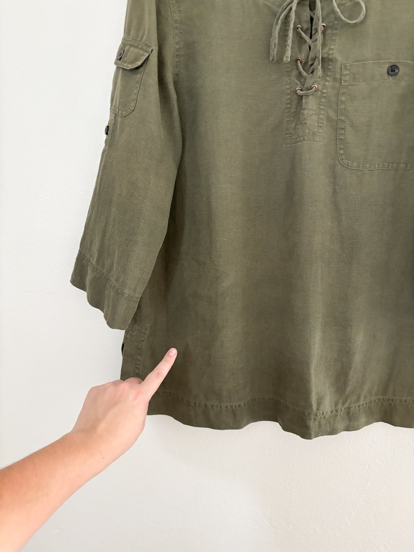 Vintage Ralph Lauren linen top (M)