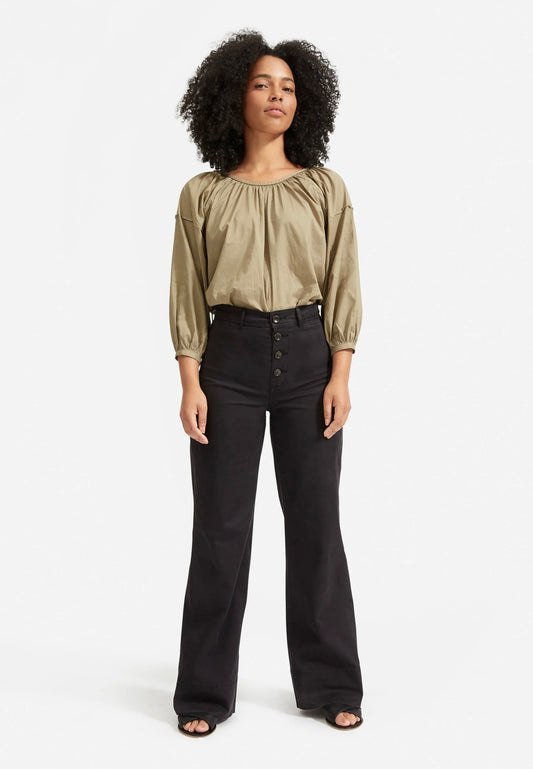 Everlane Lightweight Button-fly Wide Leg Chino Pants (14)