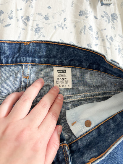 Vintage 550 Relaxed Levis Jeans (26/27”)