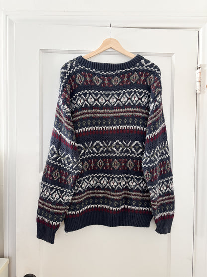Vintage Bill Bless Patterned Knit (M/L)