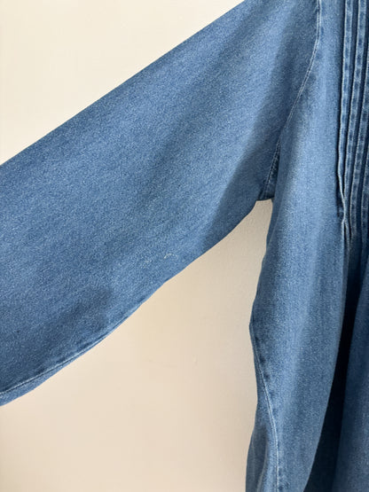 Vintage Denim Blouse (M)