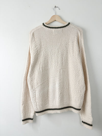 Vintage Cream Buck Sweater