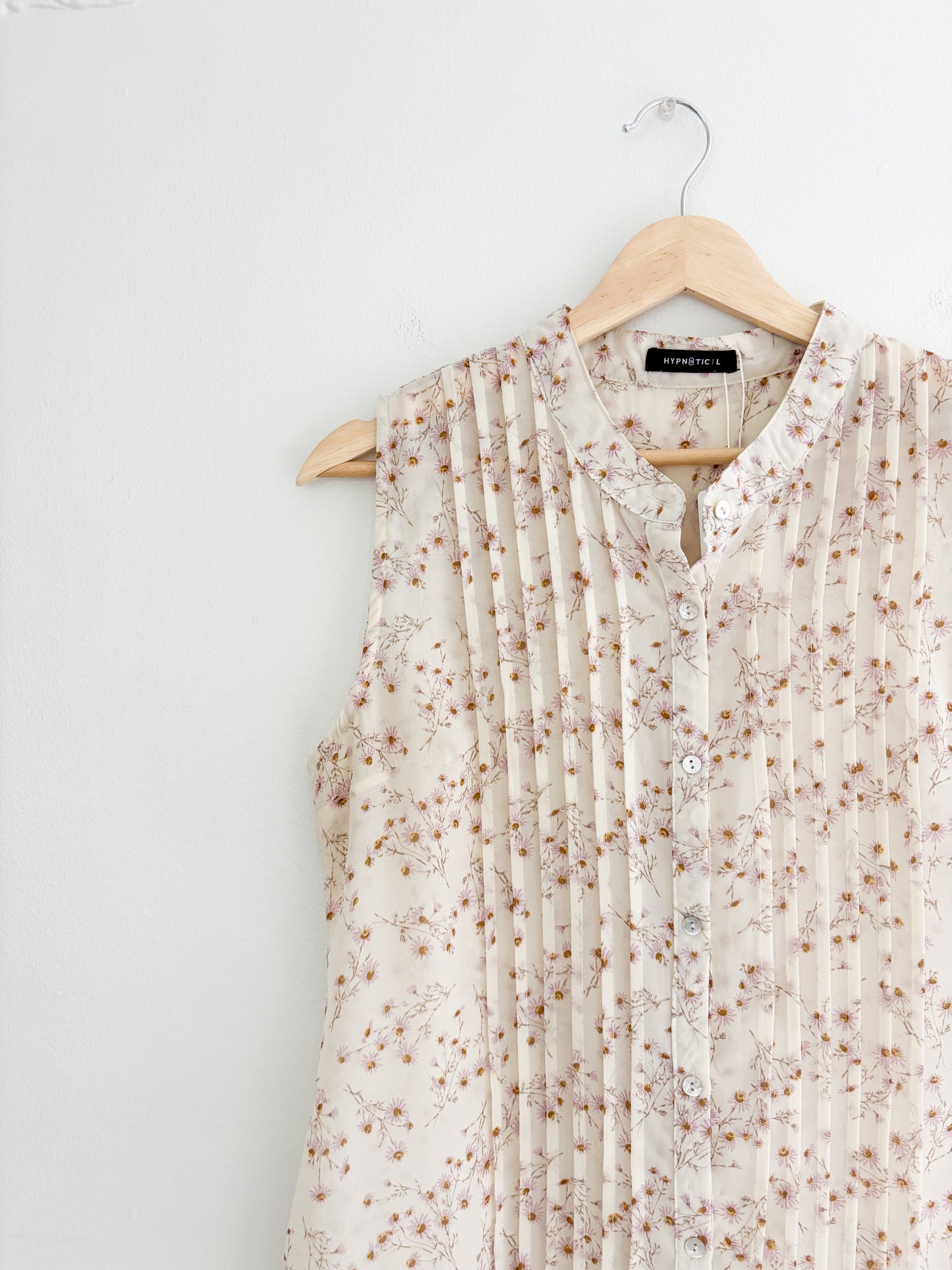 Floral Flowy Tank Top (L)