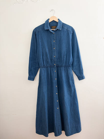 Vintage Eddie Bauer Denim Dress (S)