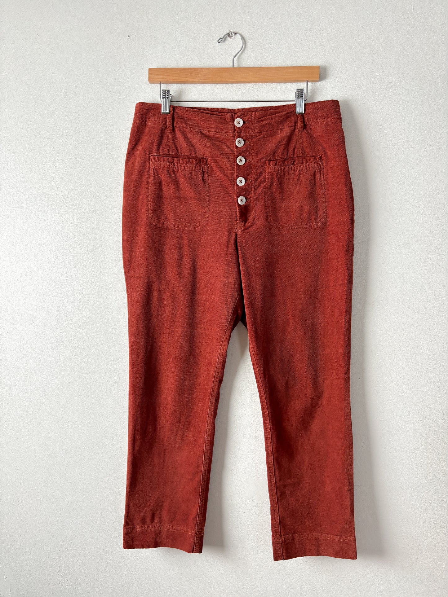 Free people button fly pants