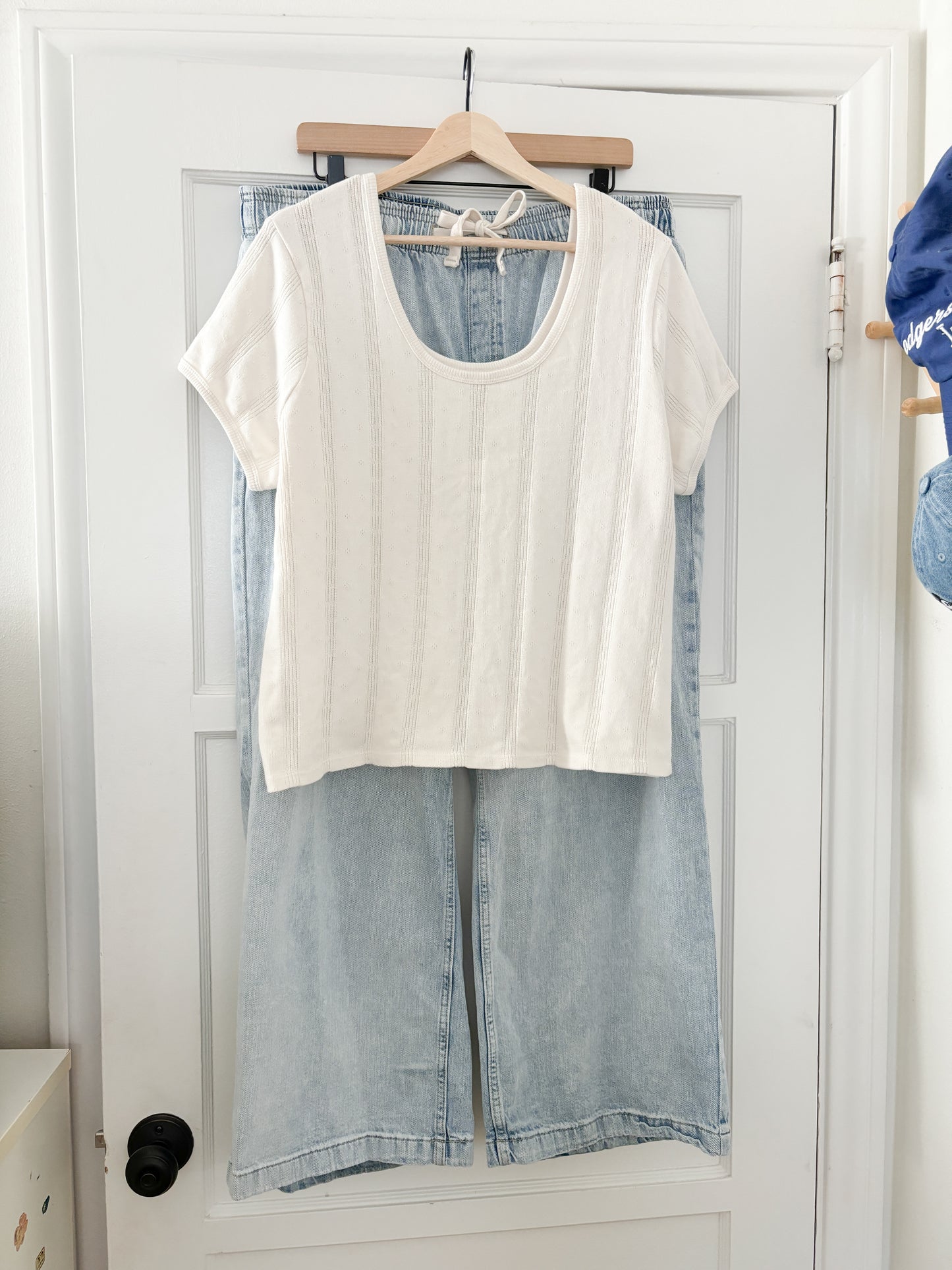 NWT Madewell Pointelle Tee (XXL)