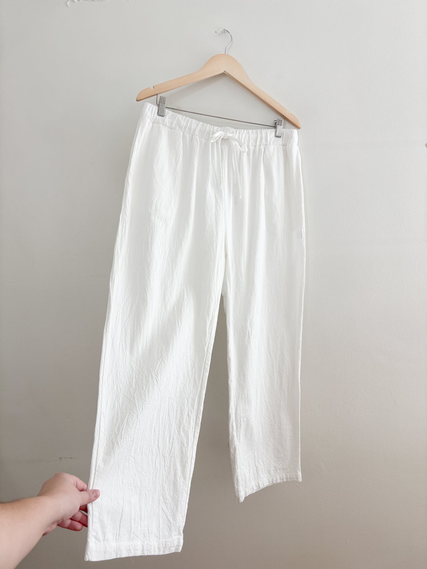 White Easy Pants (L/XL)