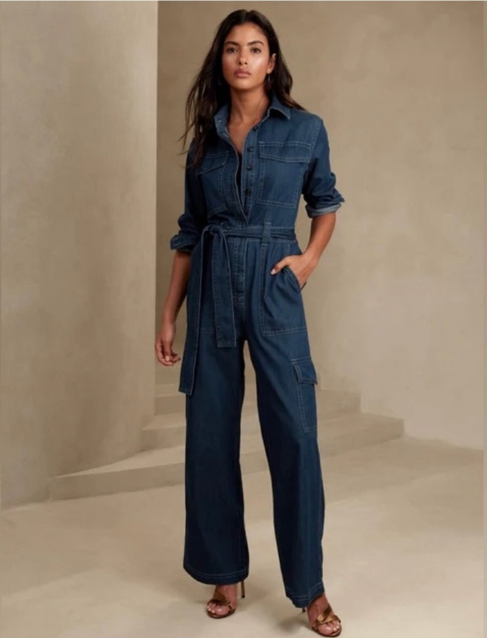 Banana Republic Denim jumpsuit