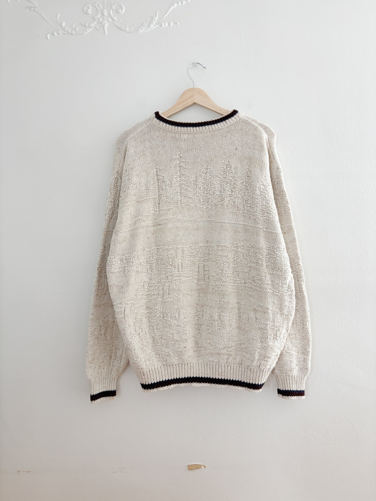 Vintage Buck Embroidered Sweater (XL)