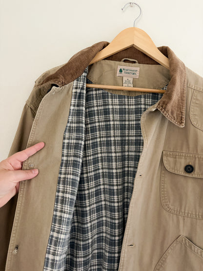 Vintage Flannel Lined Chore Coat (M)