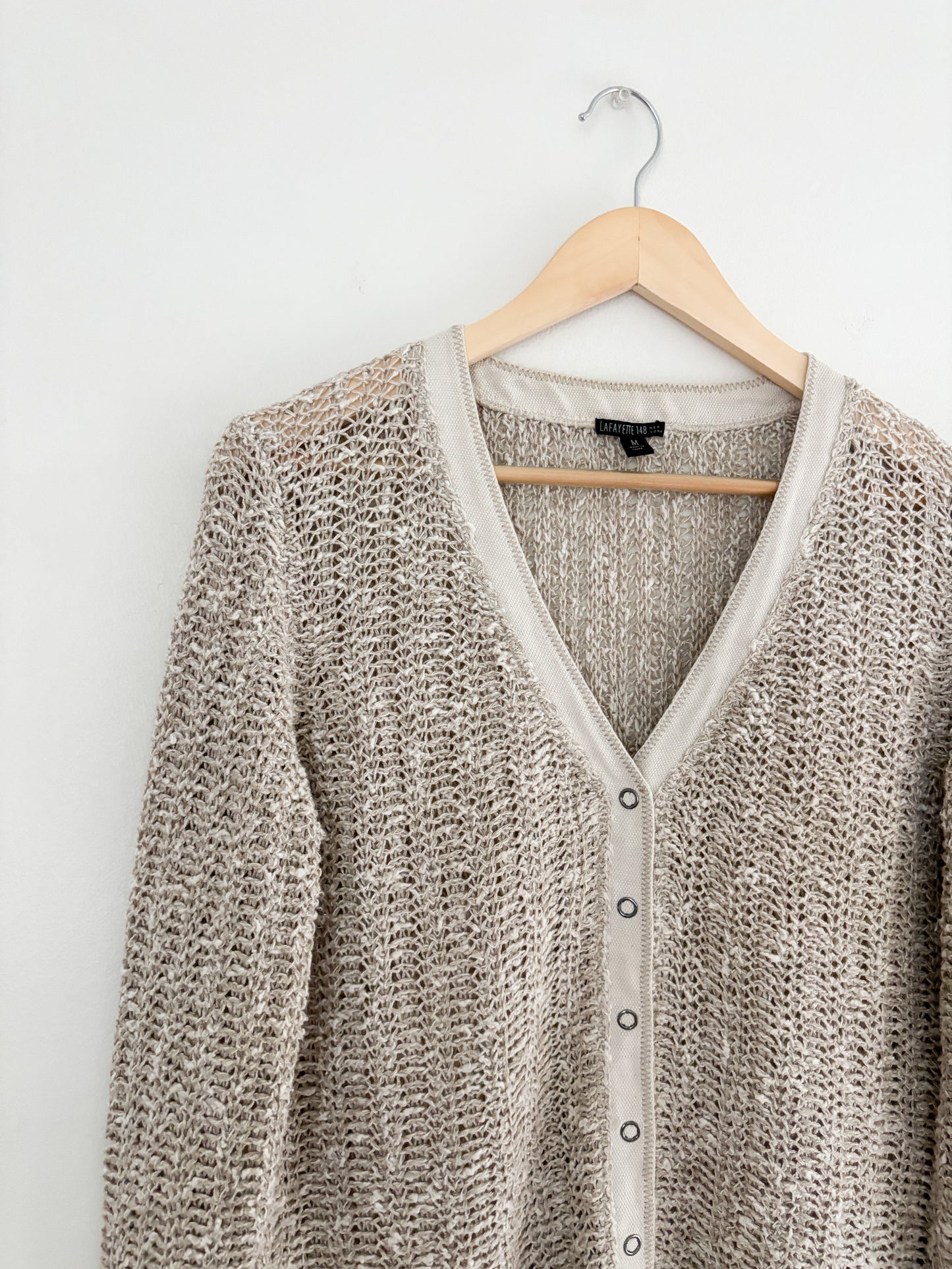 Lafayette 148 Crochet Cardigan (M)