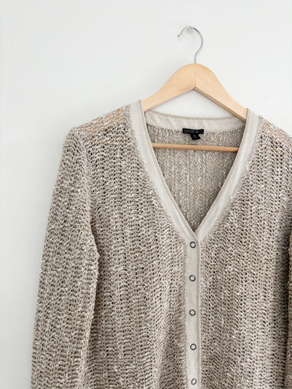 Lafayette 148 Crochet Cardigan (M)