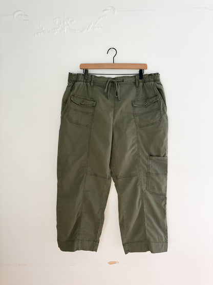 Pilcro Utility Drawstring Pocket Pants (XL)