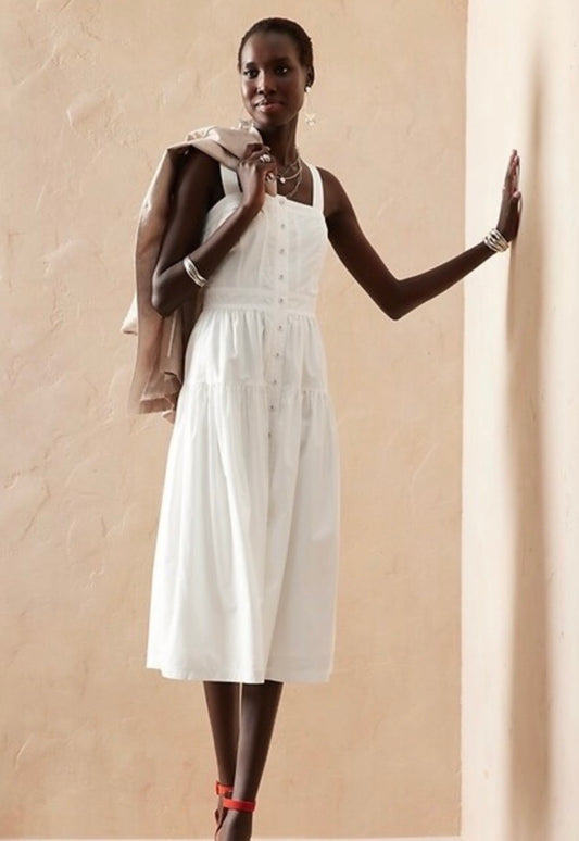 Banana Republic Tiered Dress (L/XL)