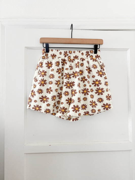 NWT Nectar Floral Easy Shorts (M)