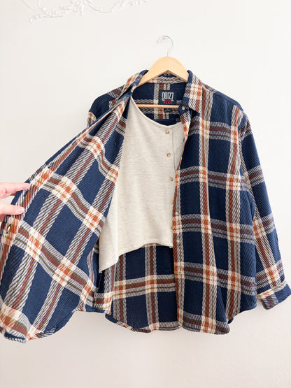 NWT Deadstock Vintage Plaid Flannel (XL)