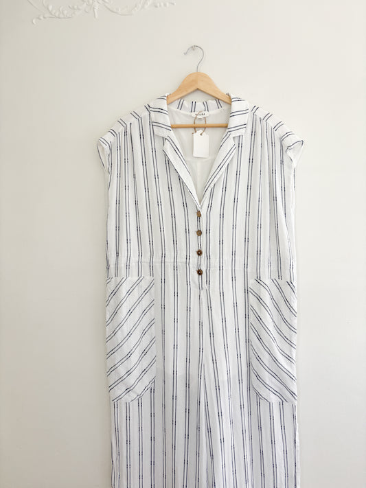 Azura Striped Jumpsuit (L)