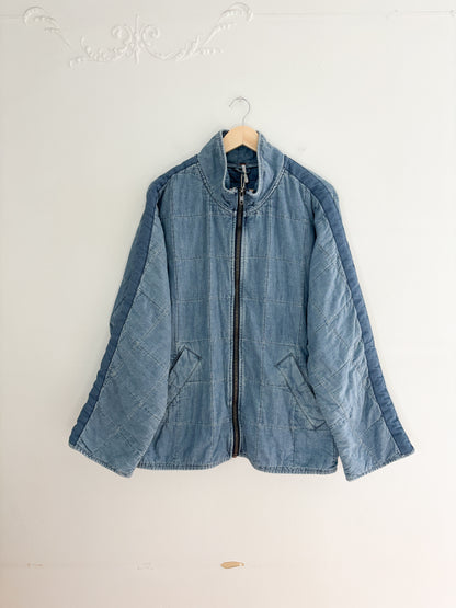 Free People Denim Dolman Jacket (L)
