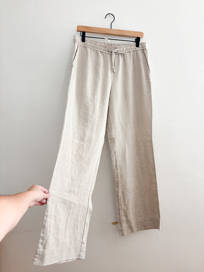 Tommy Bahama Oat Linen Easy Pants (S)