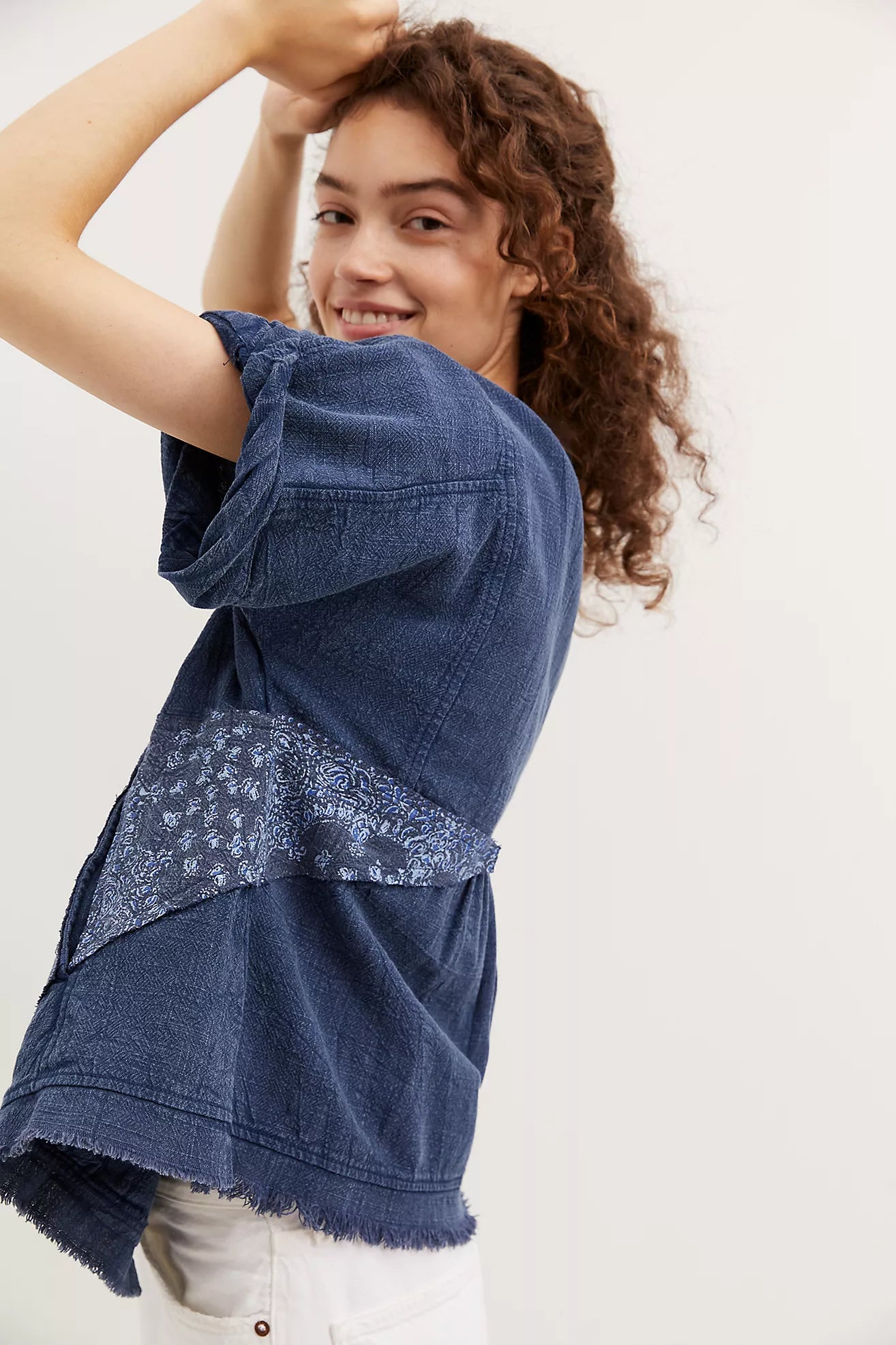 NWT Pilcro Denim Kimono Jacket (S)