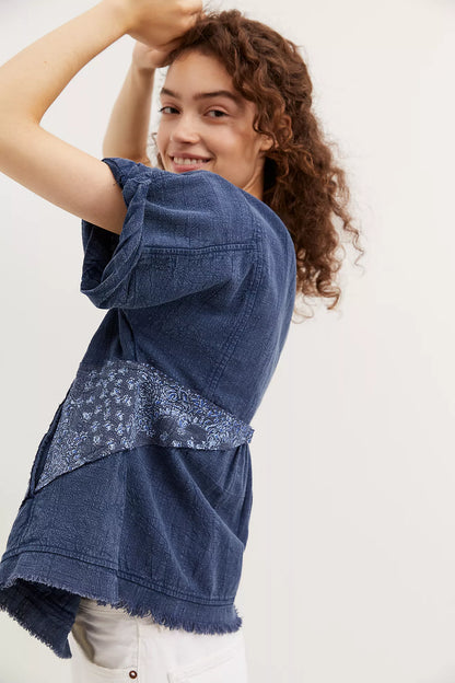 NWT Pilcro Denim Kimono Jacket (S)
