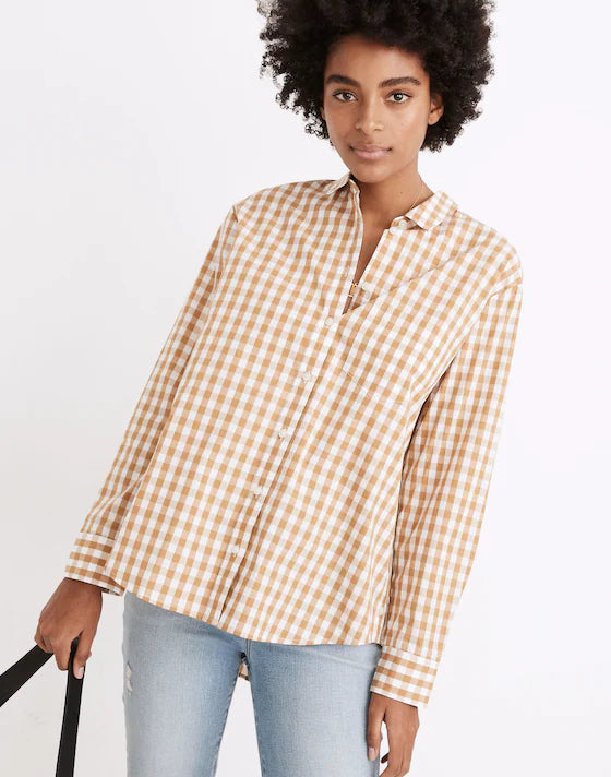 Madewell Gingham Button Up (XS/S)