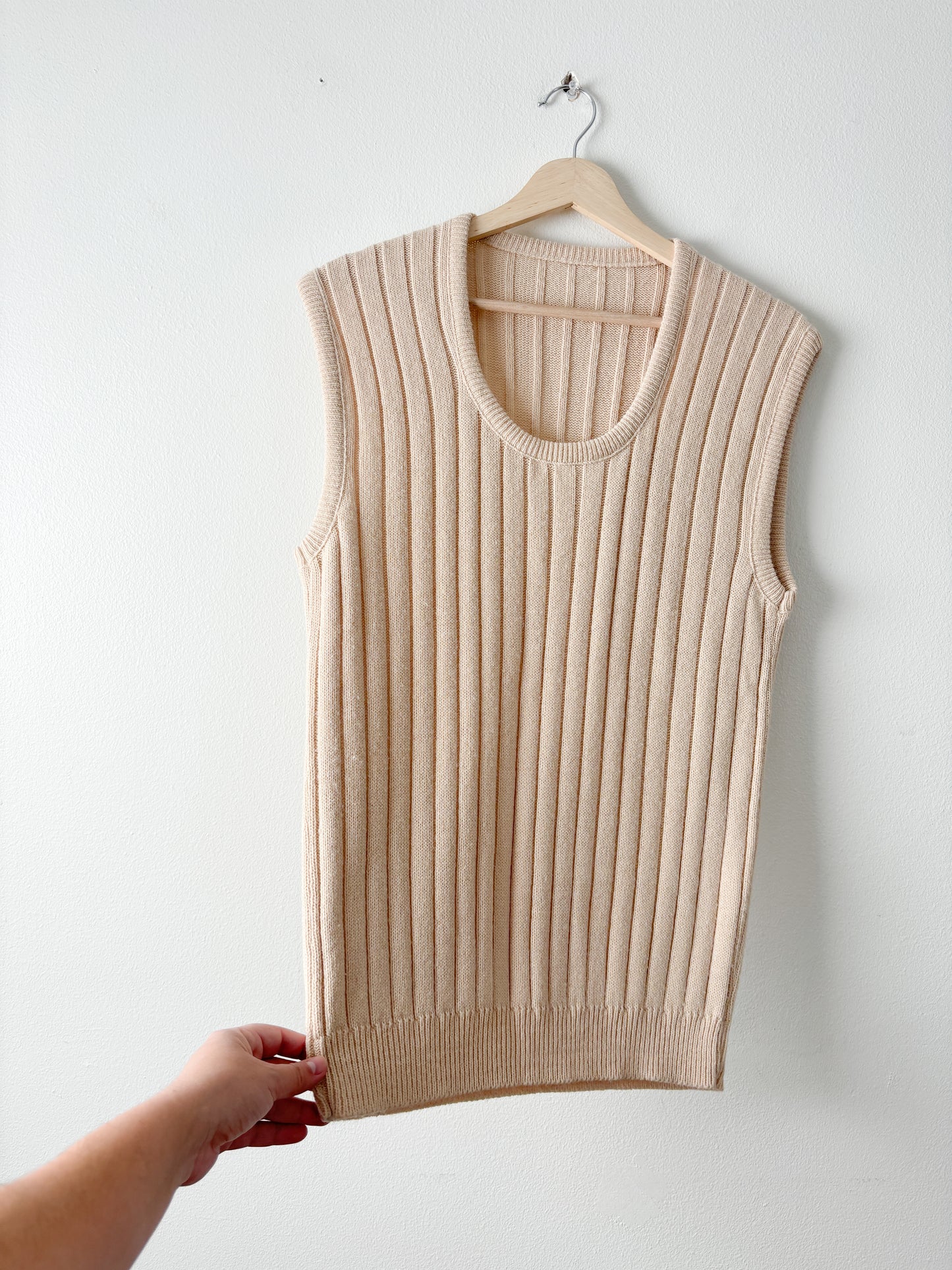 Ribbed Knit Vest