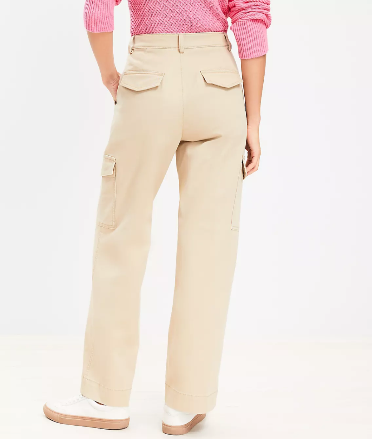 Loft Cargo Olive Pants (28”)