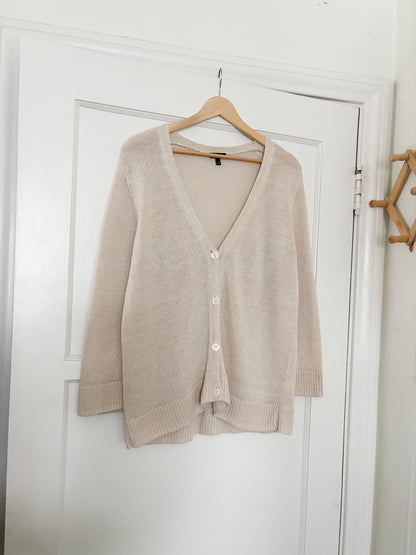 Talbots Linen Cardigan (XL)