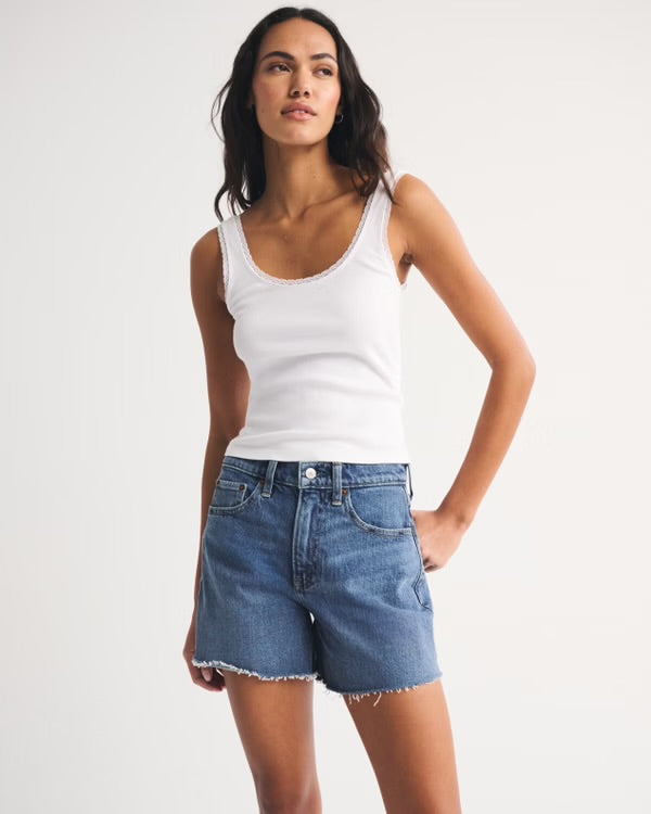 Abercrombie High Rise Dad Short (32)