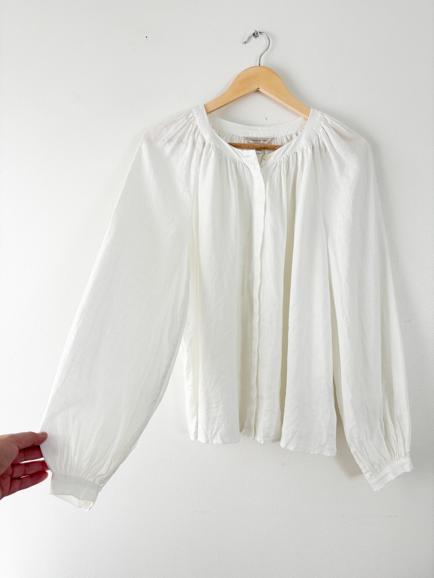 Banana Republic linen blouse