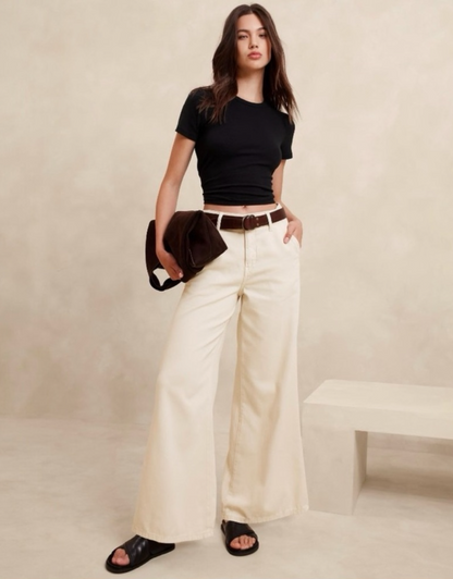 Banana Republic Ulta High Rise Wide Leg Pants (10)