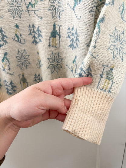 Vintage 80’s Ski Knit Sweater (L/XL)