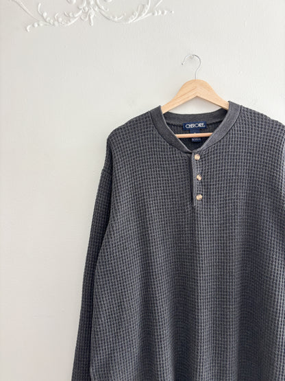 Vintage Cherokee Waffle Henley (XL)