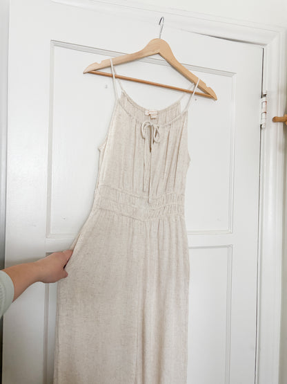 Linen Blend Jumpsuit